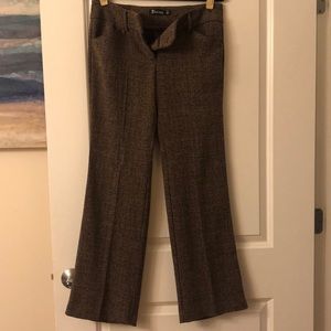 New York & Company Brown tweed bootcut dress pants